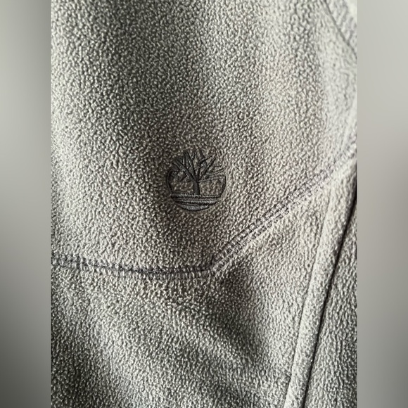 Timberland Size Small Petite Gray & Black Fleece Jacket - Picture 3 of 11